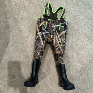 Hisea neoprene camo toddler waders